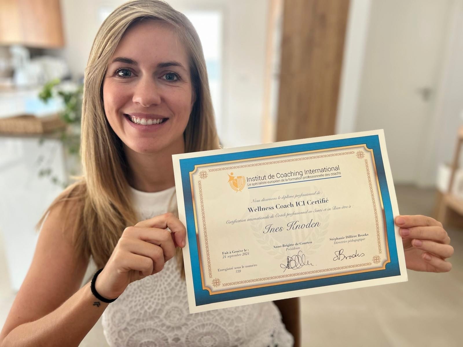 Diplôme de l'Institut International de Coaching de Genève